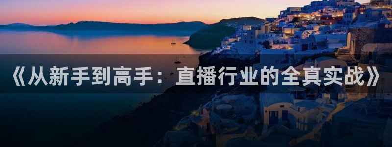 说球帝体育直播：《从新手到高手：直播行业的全真实战》