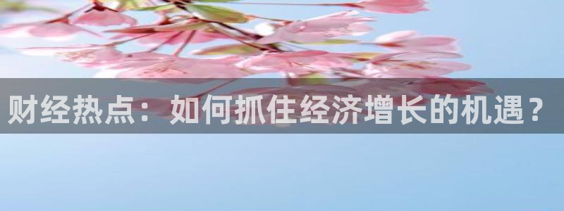 nba在线观看免费观看说球帝：财经热点：如何抓住经济增长的机遇？